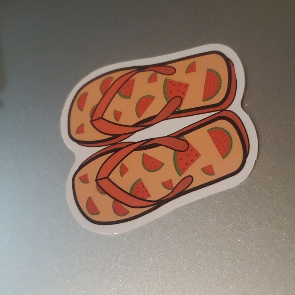 Watermelon Sandal Sticker - Picture 2 of 2